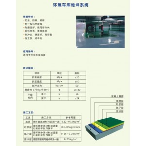 地坪解决方案6：环氧车库地坪系统