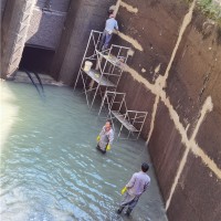 水电站蓄水池堵漏