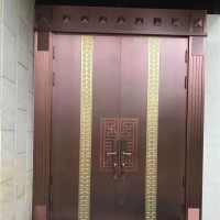 对开中式铜门